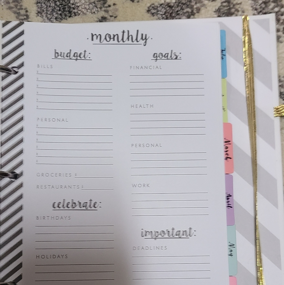Monthly planner - Picture 4 of 8